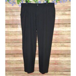 Lee Mens 40x32 Black Performance Series Straight Fit Chino Pant Zip Pockets